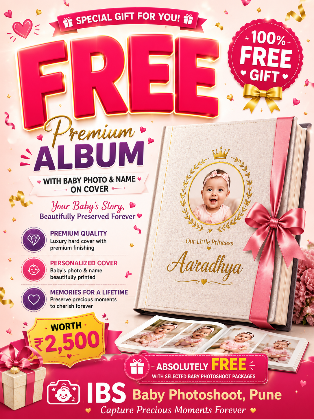 Premium Personalized Photo Album