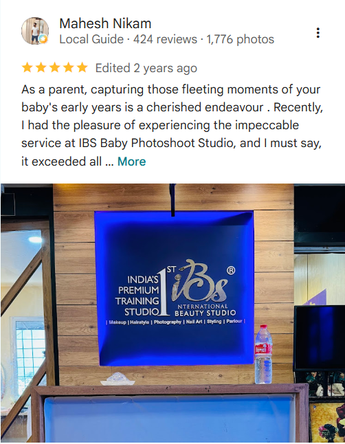 Google Business review screenshot 6 for IBS Baby Photoshoot Pune