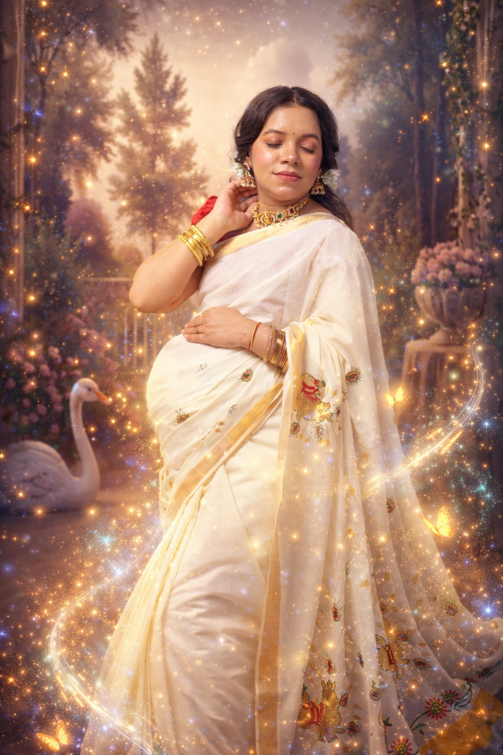 Vrindavan Theme 🌿 baby photoshoot theme preview at IBS Baby Photoshoot Pune