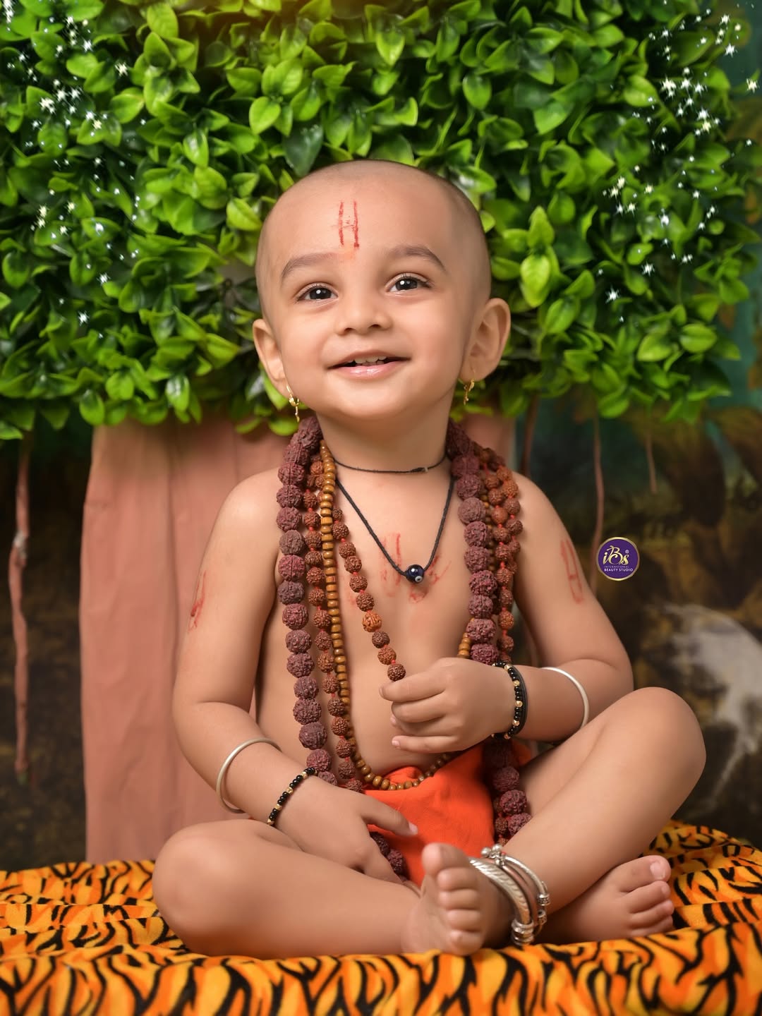 Swami Samarth baby photoshoot theme preview at IBS Baby Photoshoot Pune